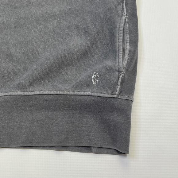 Free People Movement Sweatshirt Womens Small Gray Crewneck Pullover Pocket Cozy - Picture 4 of 11